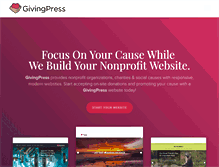Tablet Screenshot of givingpress.com